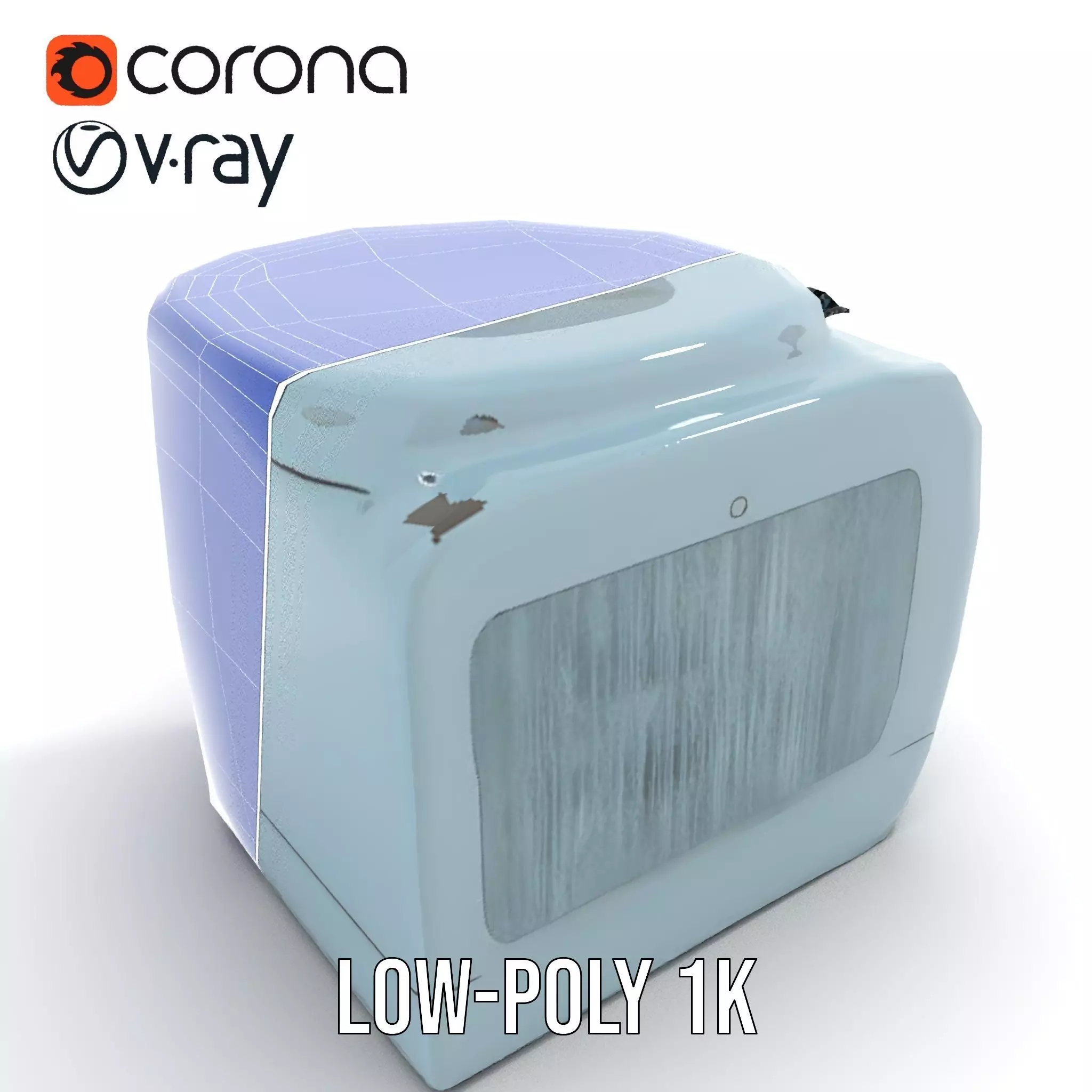 Futuristic Sleep Pod Interior Model Pack Low-poly 3D model_28