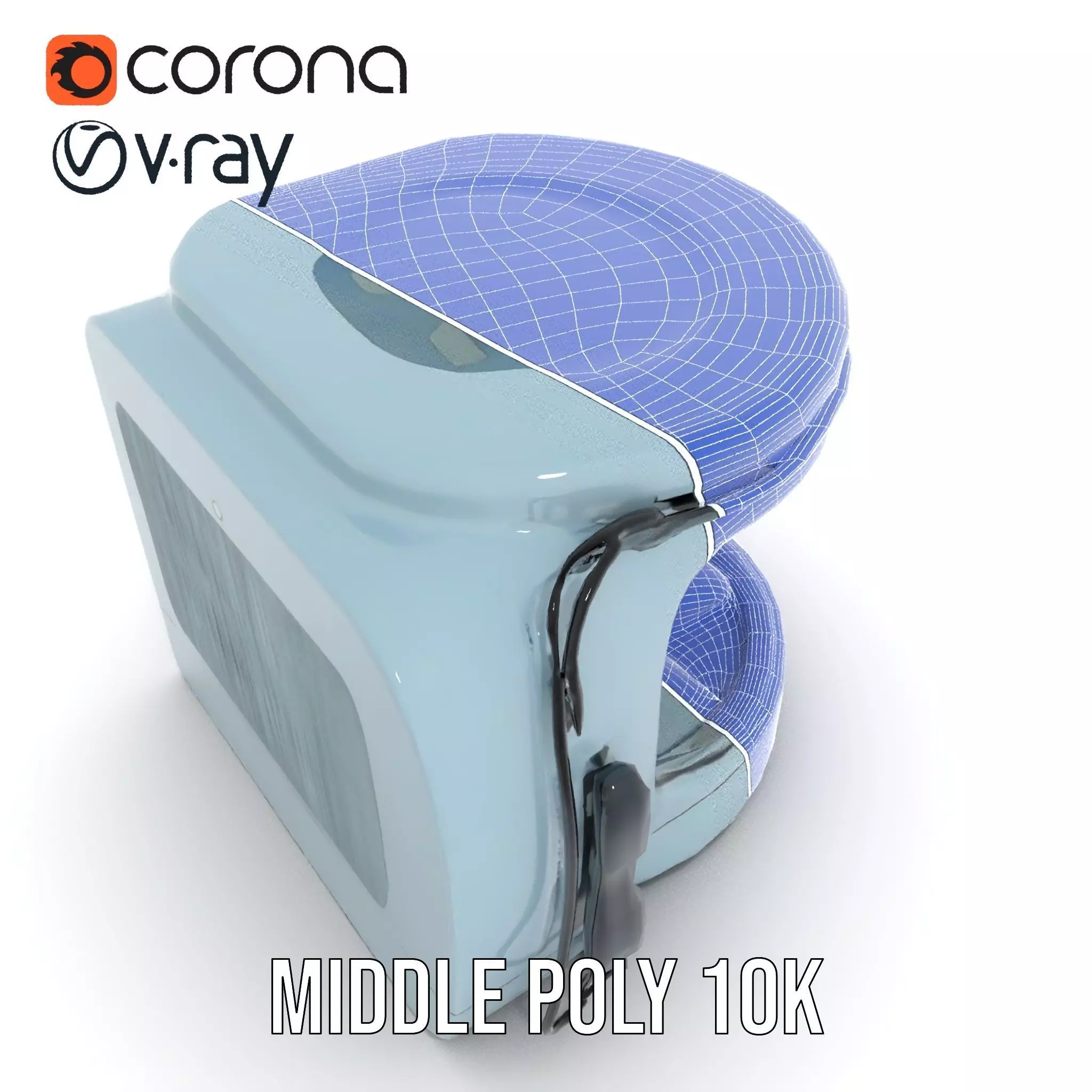 Futuristic Sleep Pod Interior Model Pack Low-poly 3D model_16