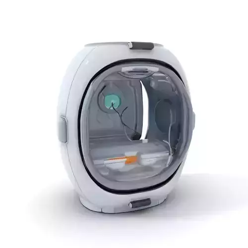 Futuristic Tech Pod model pack Low-poly 3D model
