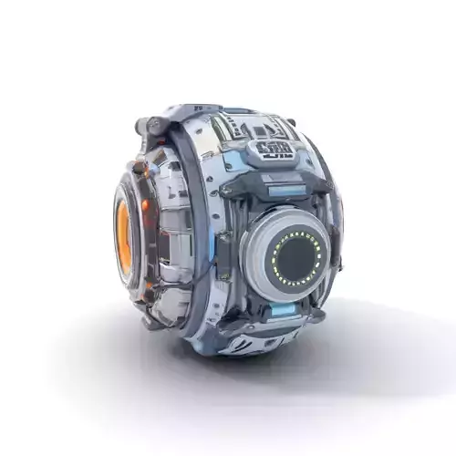 Futuristic SciFi Orb Drone Model Pack