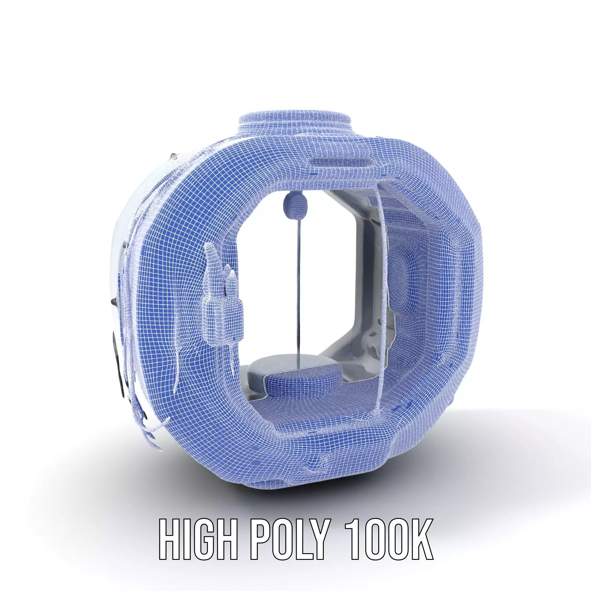 Futuristic Space Capsule Interior Model Pack Low-poly 3D model_4