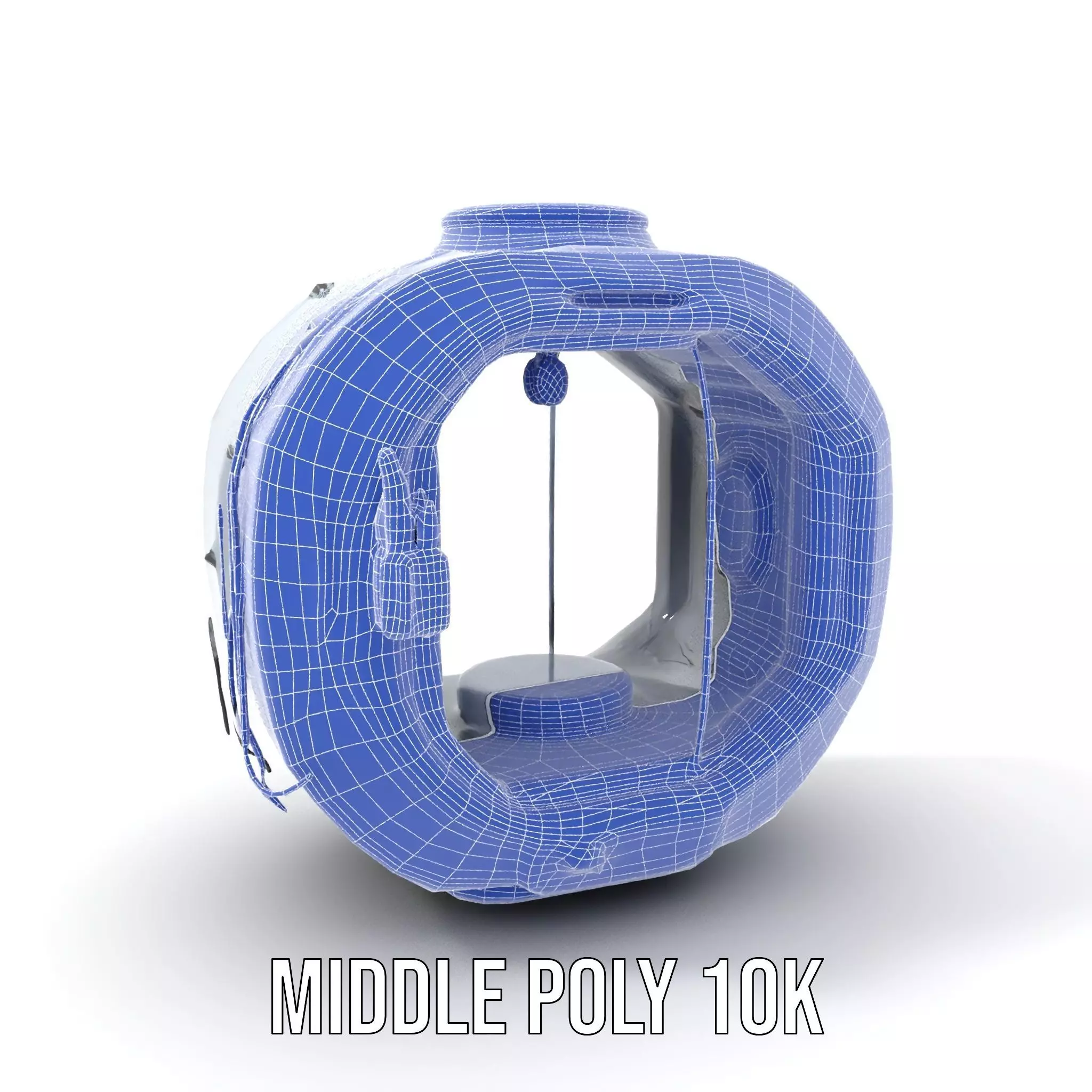 Futuristic Space Capsule Interior Model Pack Low-poly 3D model_21