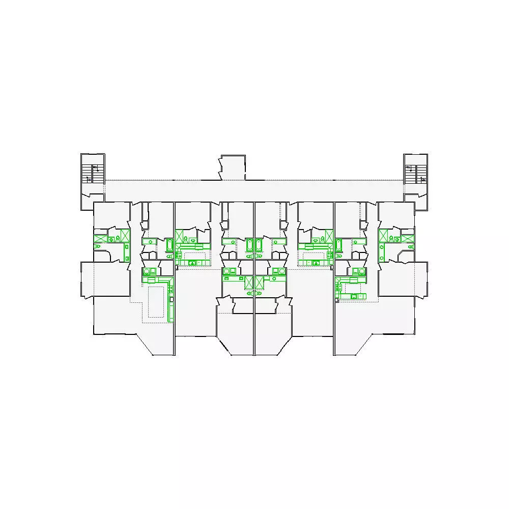 Commercial Interior Sketch - 7501-8000 SF - Xactimate 3D model_1