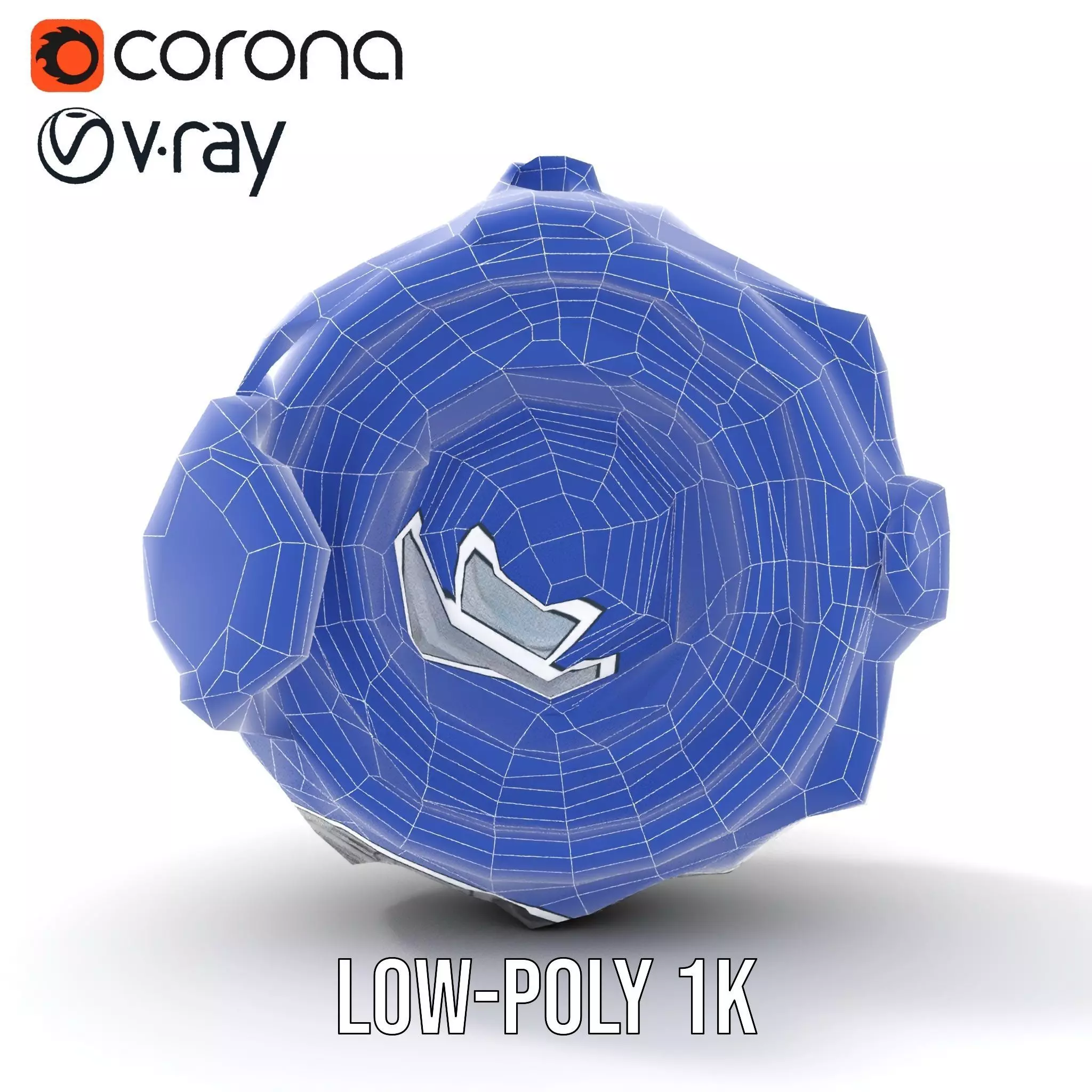 Futuristic Energy Core Model Pack with Glowing Elements Low-poly 3D model_17