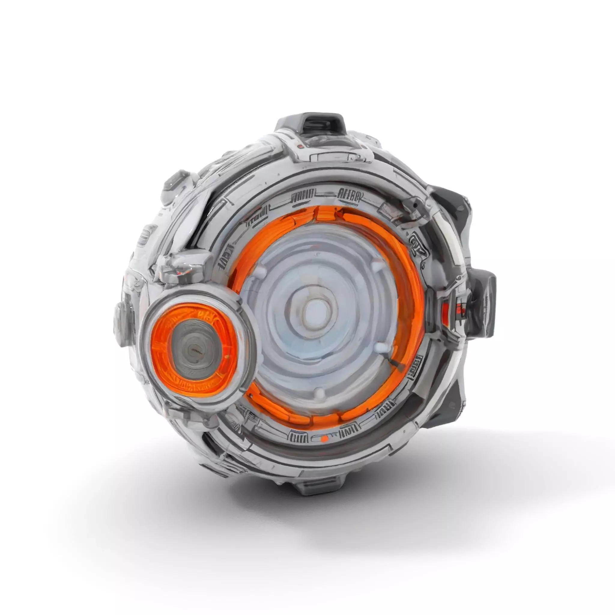 Futuristic Energy Core Model Pack with Glowing Elements Low-poly 3D model_0