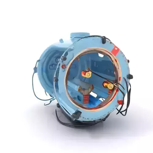 Futuristic Transparent Machine Model Pack Low-poly 3D model