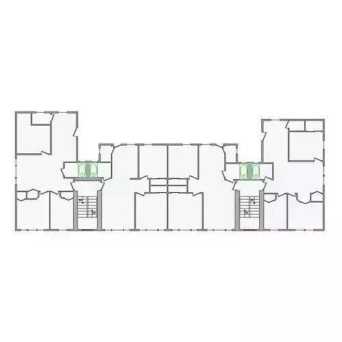 Commercial Interior Sketch - 9501-10000 SF - Xactimate 3D model