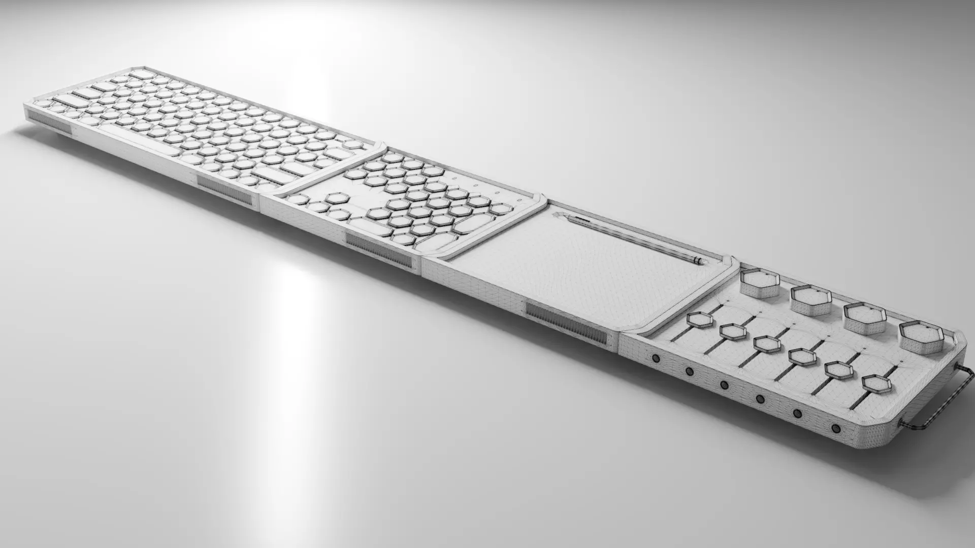 Keyboard concept 3D model_14