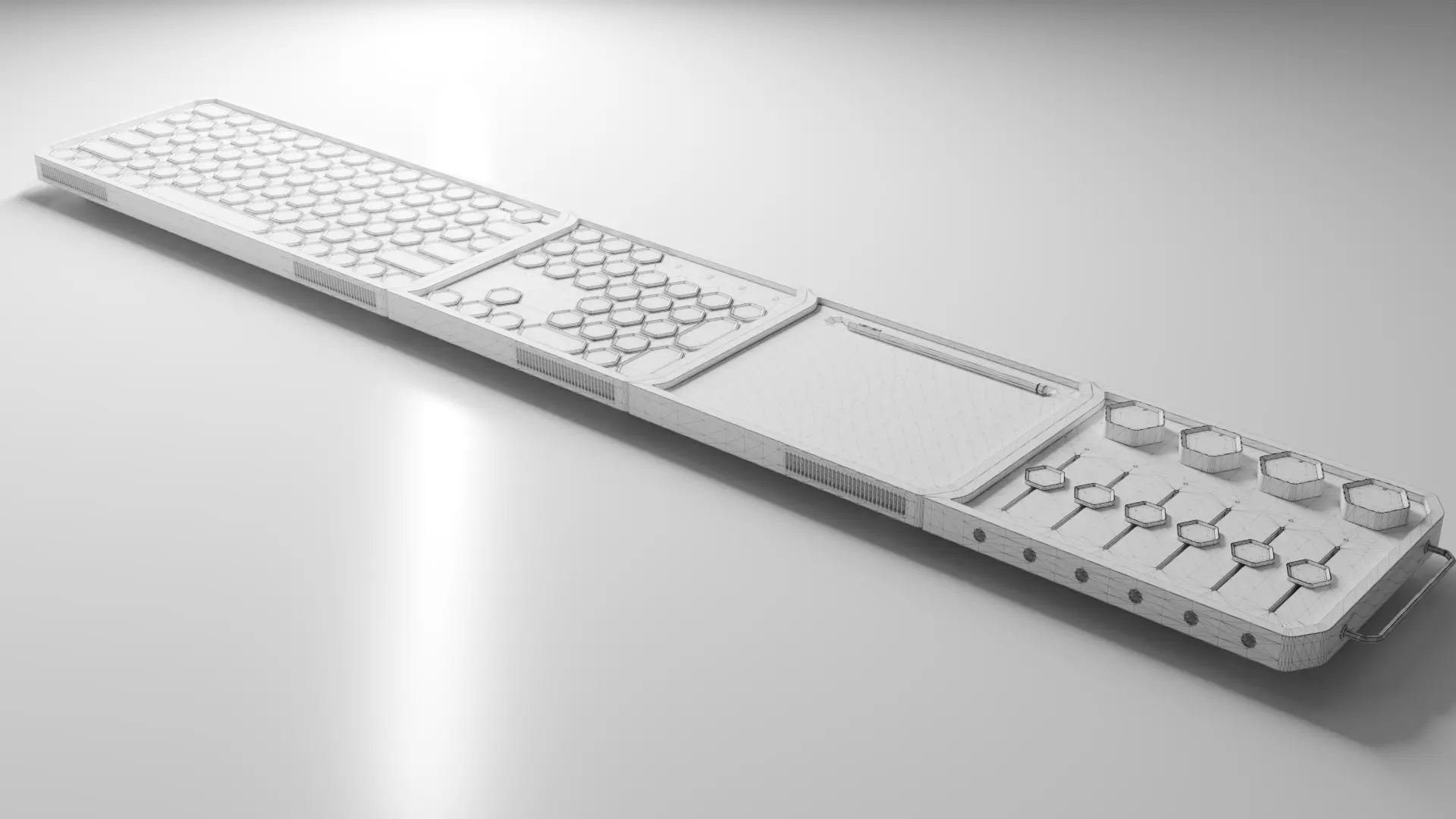 Keyboard concept 3D model_15