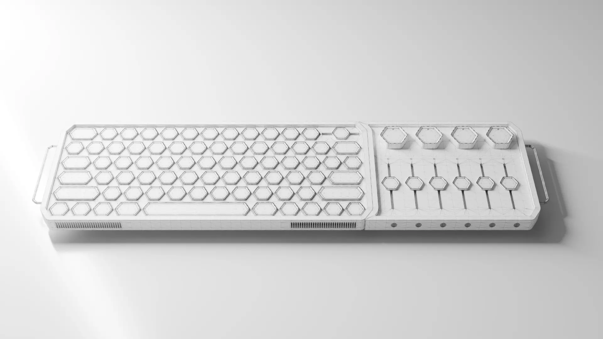 Keyboard concept 3D model_12