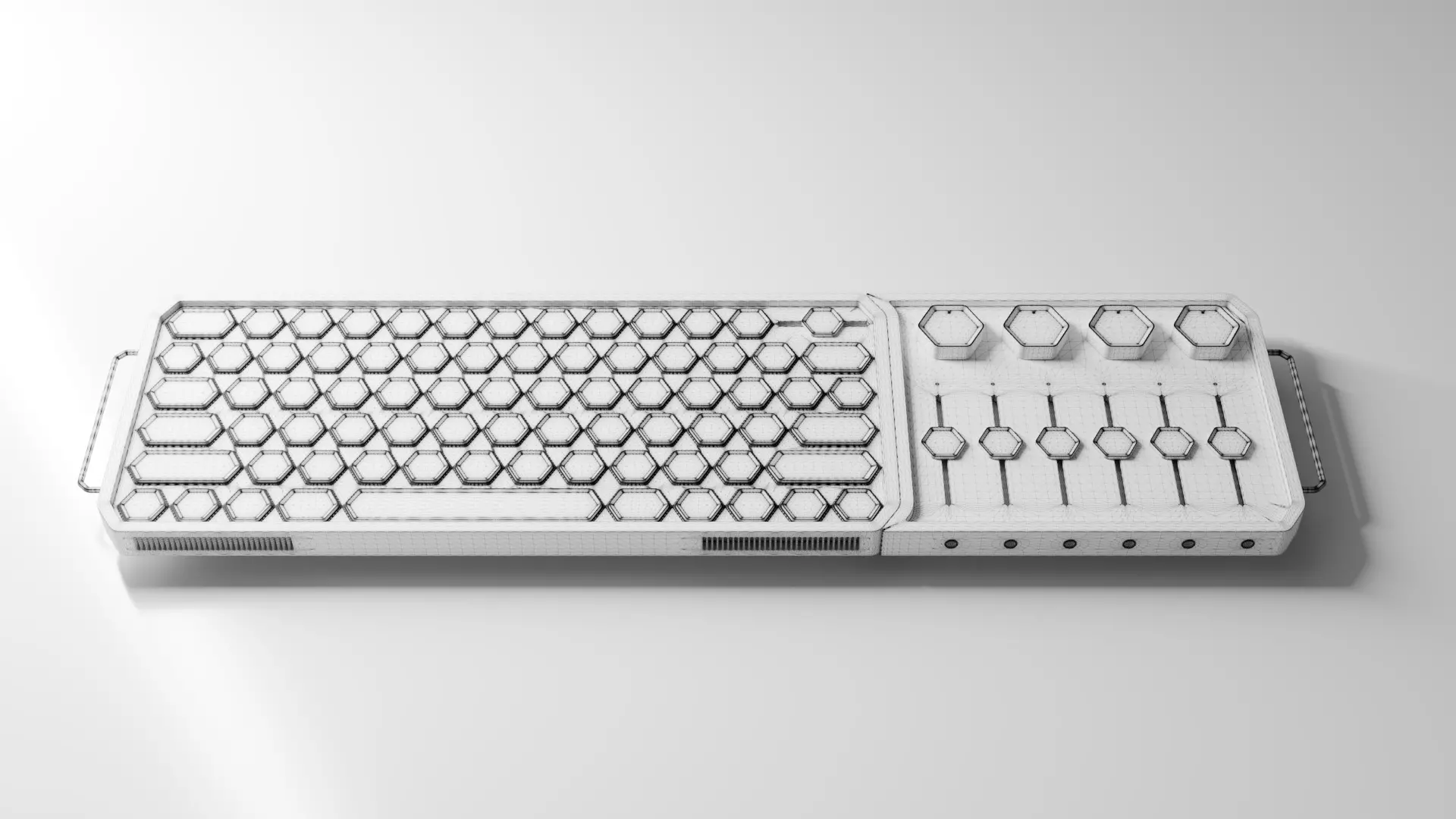 Keyboard concept 3D model_11