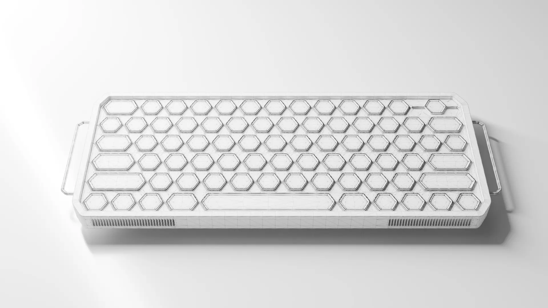 Keyboard concept 3D model_3