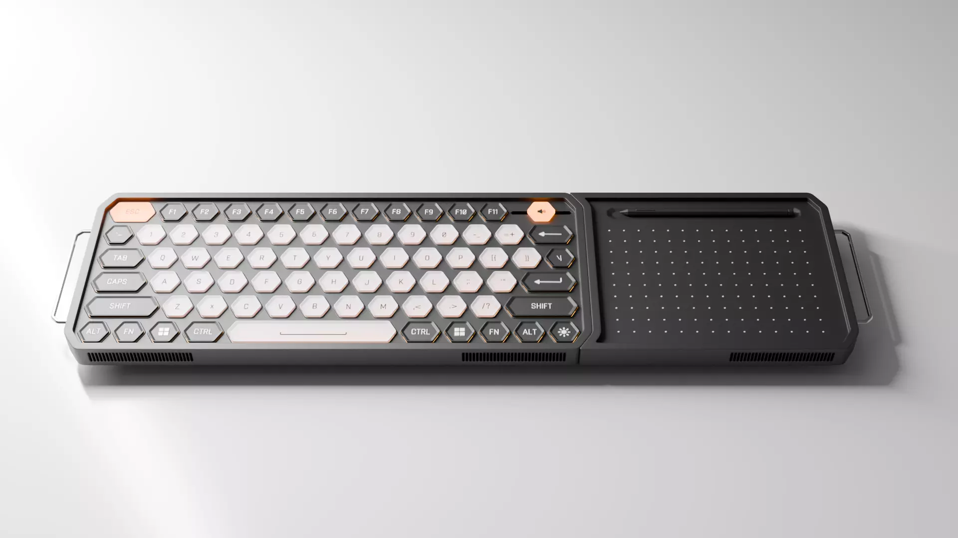 Keyboard concept 3D model_7