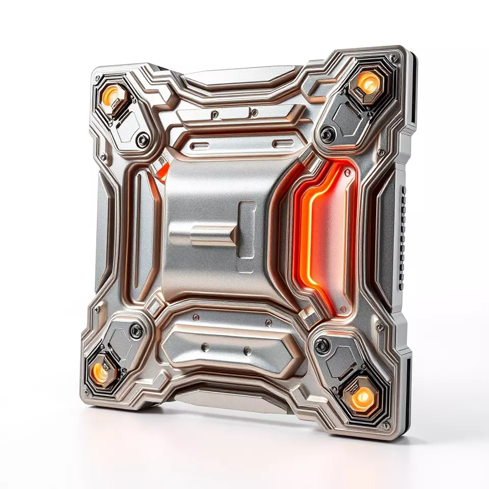 Futuristic Scifi Wall Panel Model Pack Low-poly 3D model_2