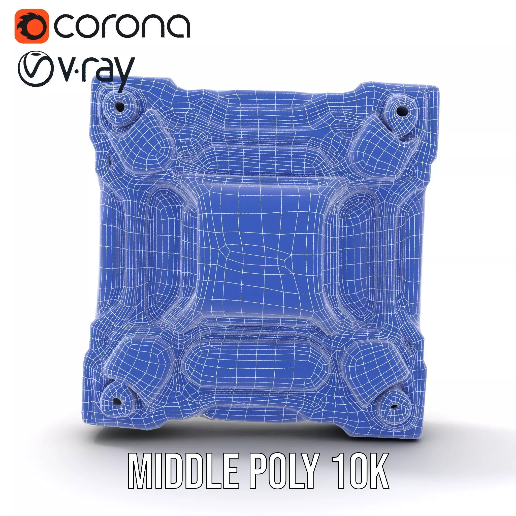 Futuristic Scifi Wall Panel Model Pack Low-poly 3D model_21