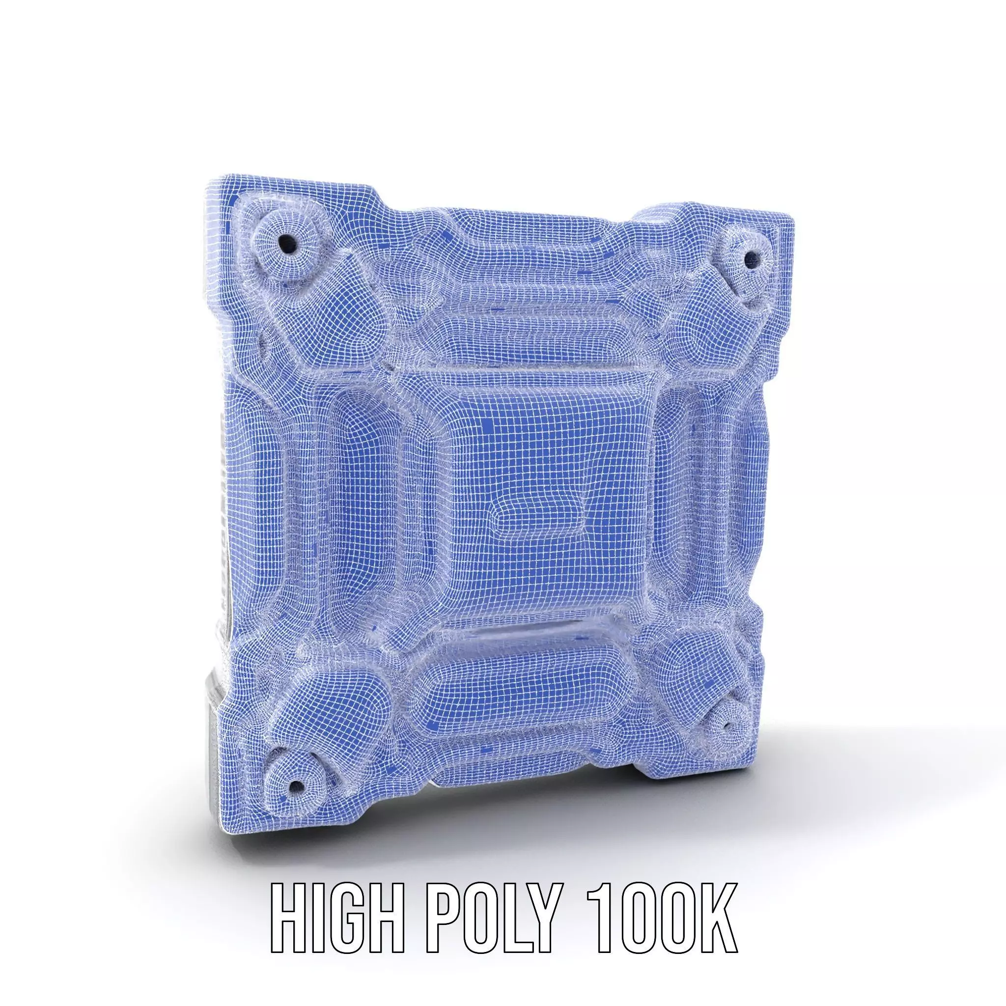 Futuristic Scifi Wall Panel Model Pack Low-poly 3D model_4