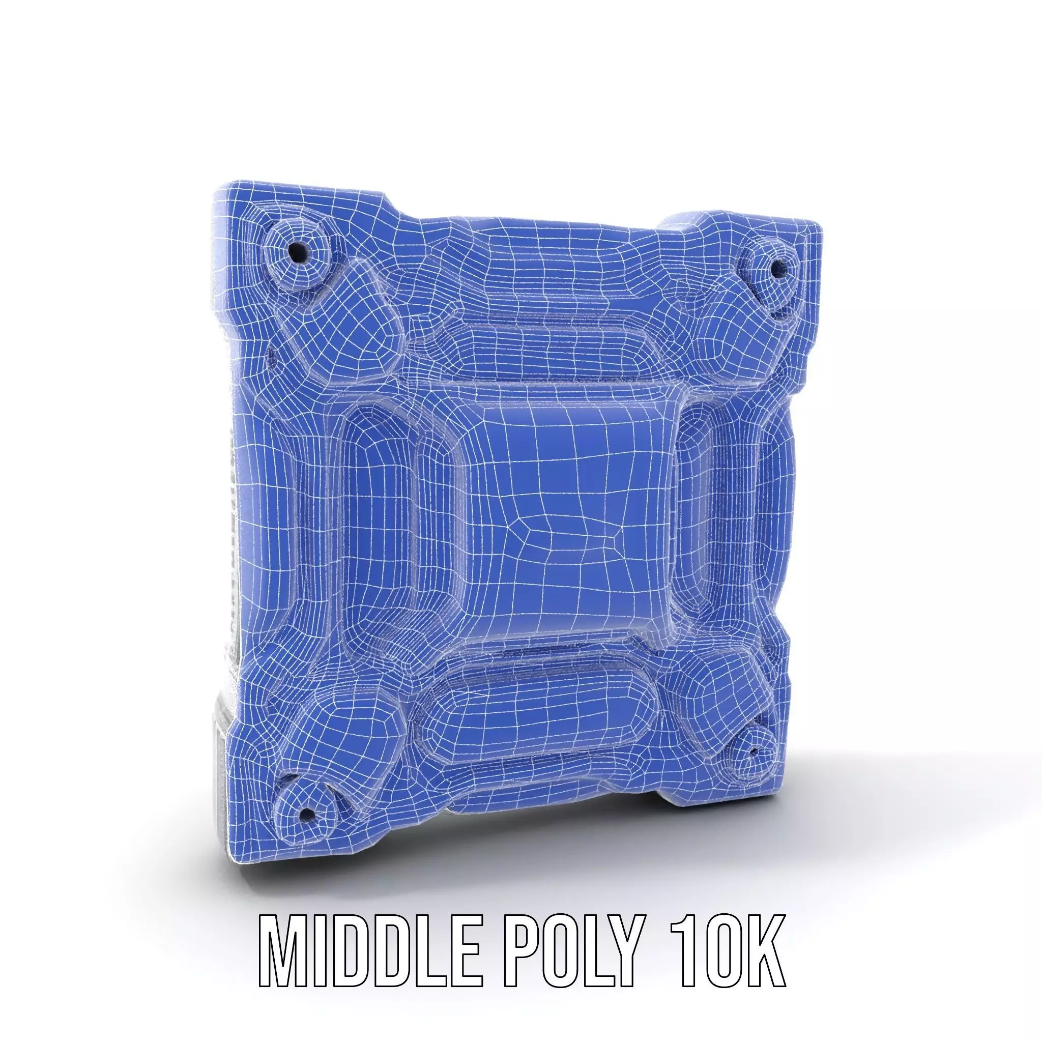 Futuristic Scifi Wall Panel Model Pack Low-poly 3D model_29