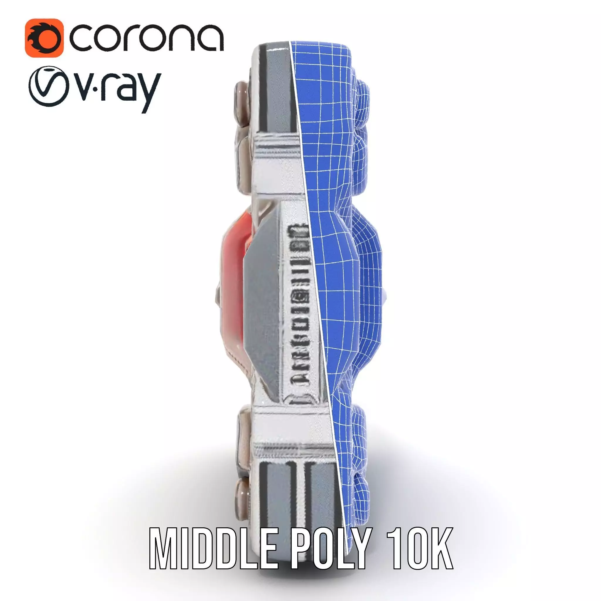 Futuristic Scifi Wall Panel Model Pack Low-poly 3D model_12