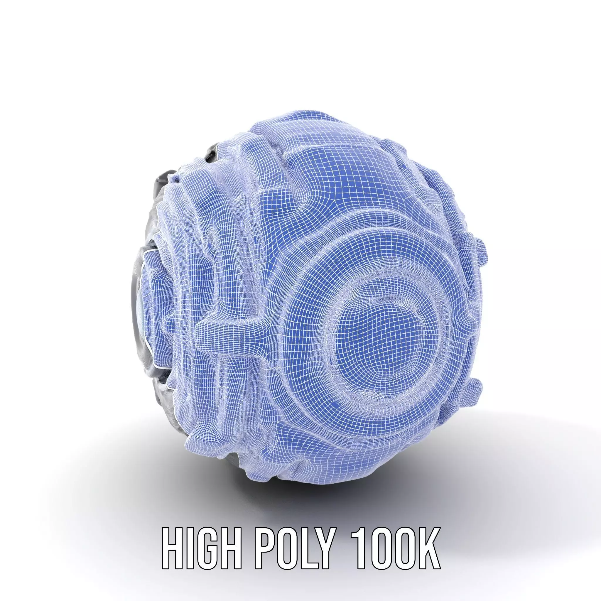 Futuristic Mechanical Sphere Model Pack Low-poly 3D model_4