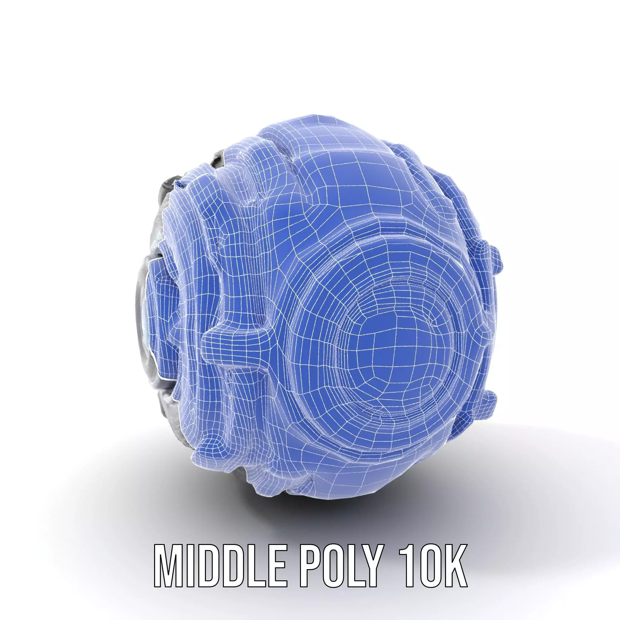 Futuristic Mechanical Sphere Model Pack Low-poly 3D model_12