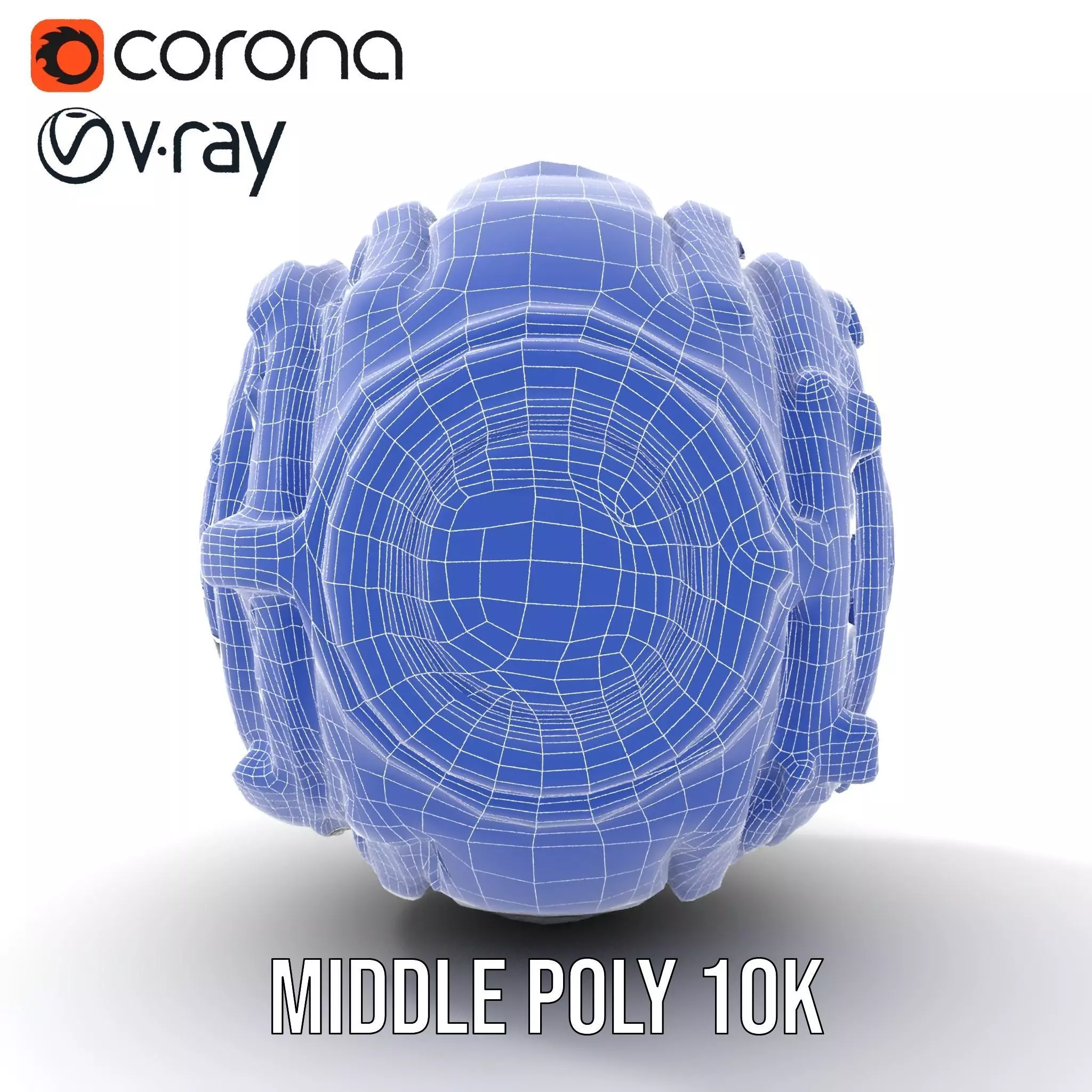 Futuristic Mechanical Sphere Model Pack Low-poly 3D model_20