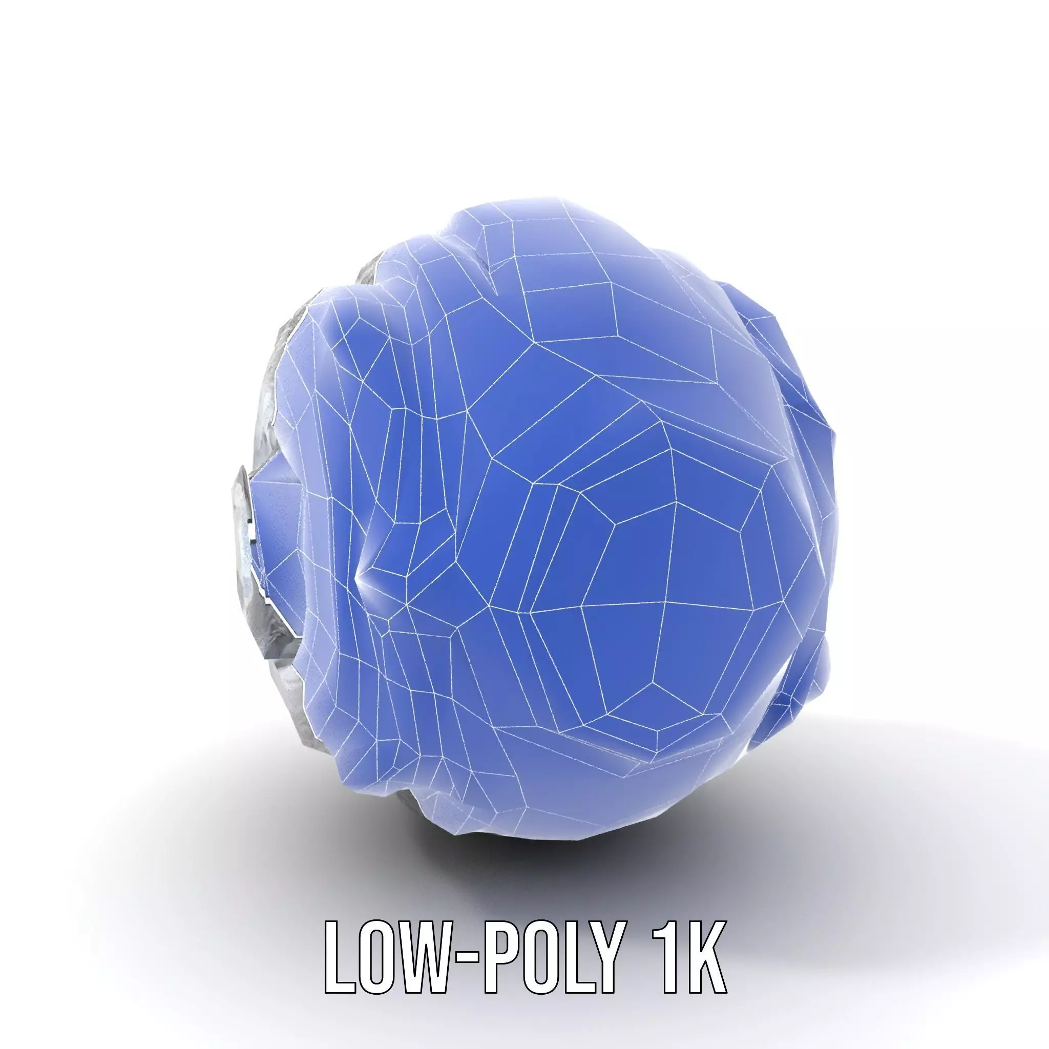 Futuristic Mechanical Sphere Model Pack Low-poly 3D model_8