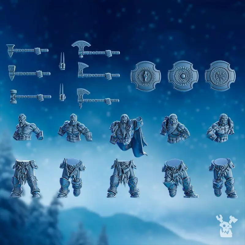 Berserker Squad stl 3D print model 3D print model