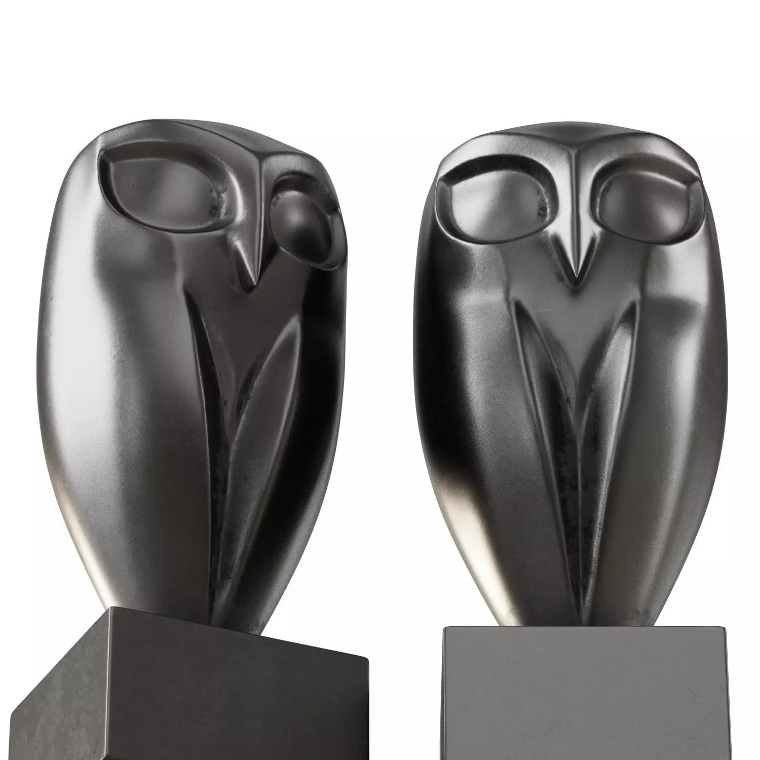 Owl figurine 3D model_4