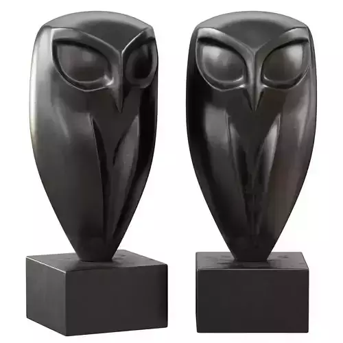 Owl figurine 3D model