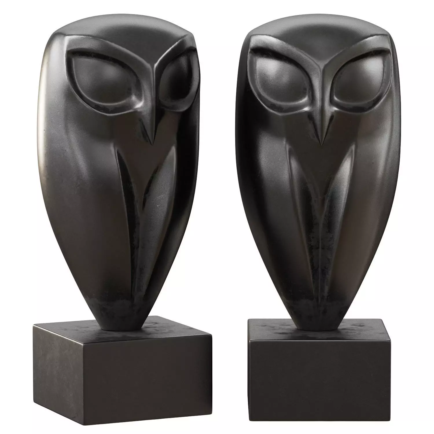 Owl figurine 3D model_0