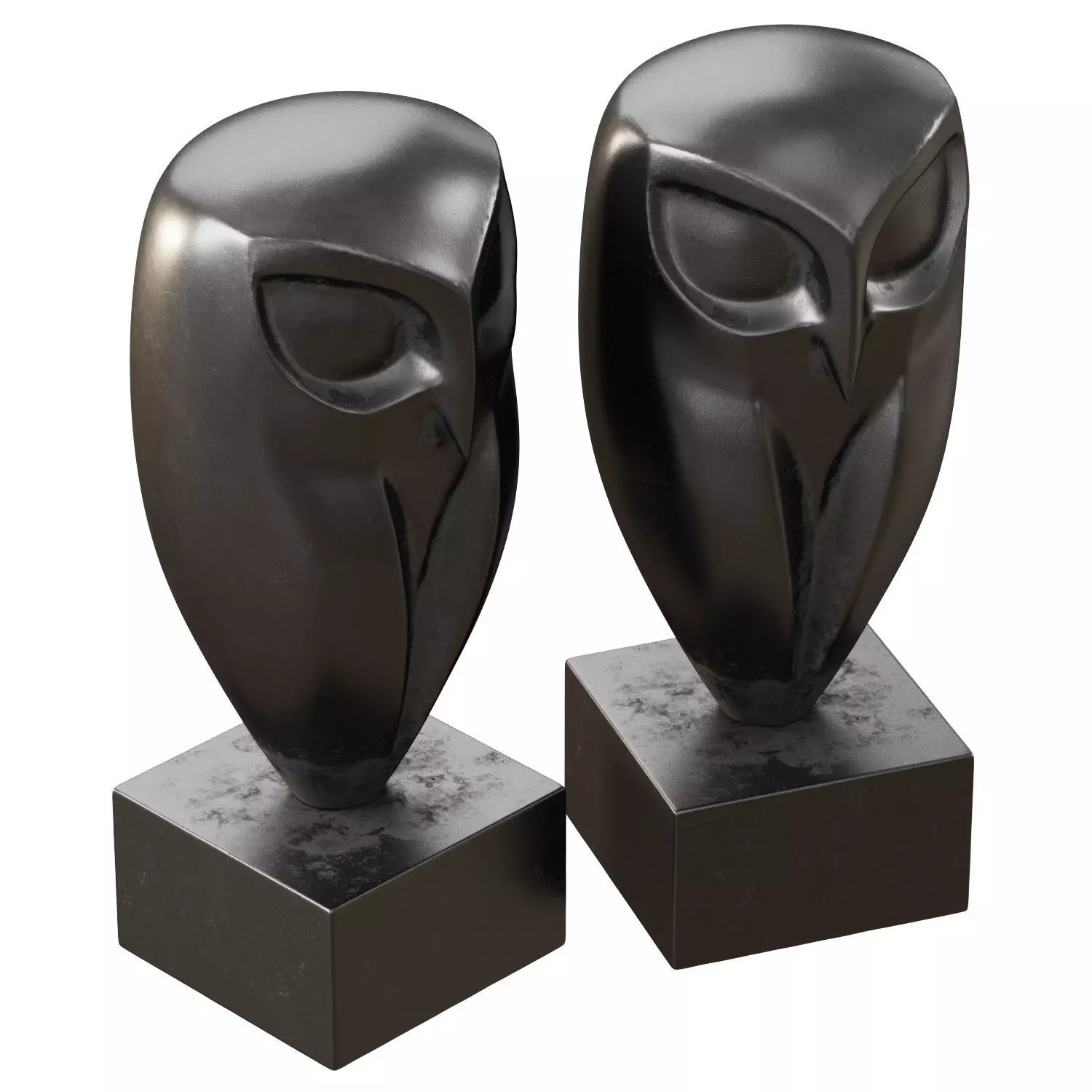 Owl figurine 3D model_1