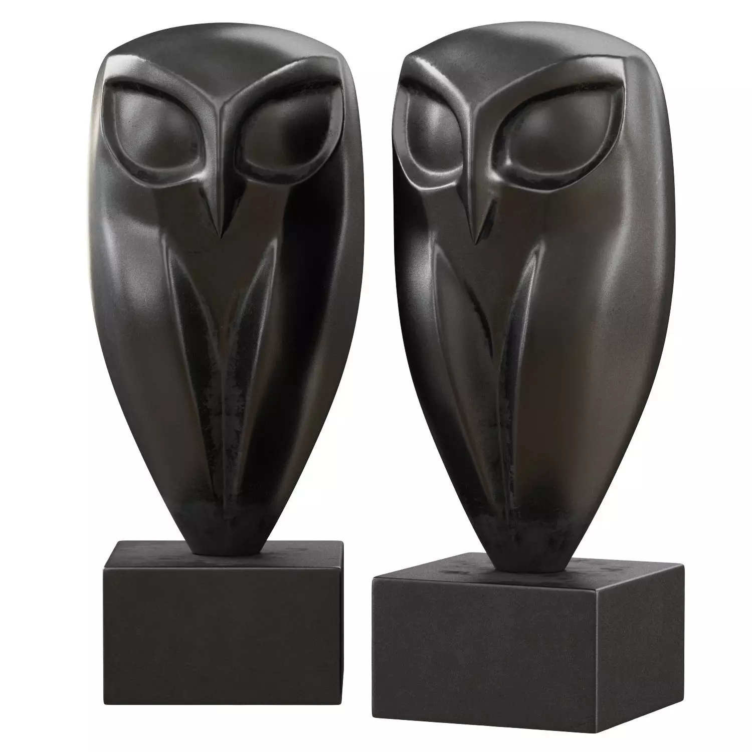 Owl figurine 3D model_2