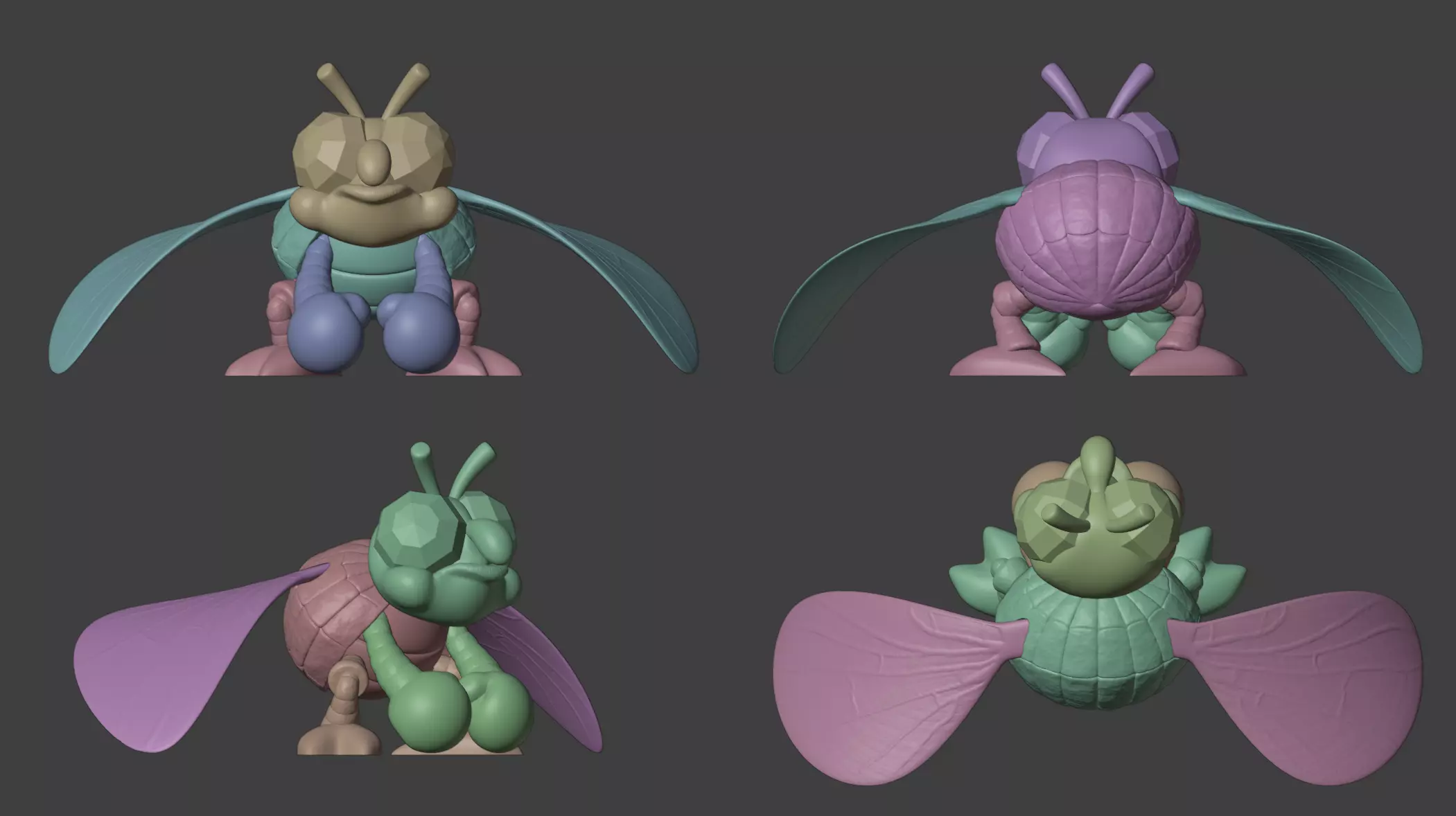 Donkey Kong 64 Mecha Zinger 2 versions 3D print model_9