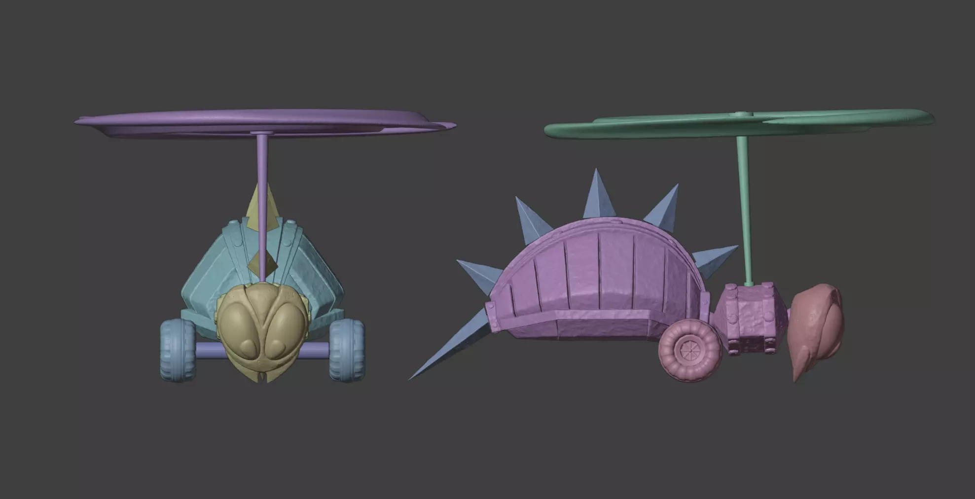 Donkey Kong 64 Mecha Zinger 2 versions 3D print model_8