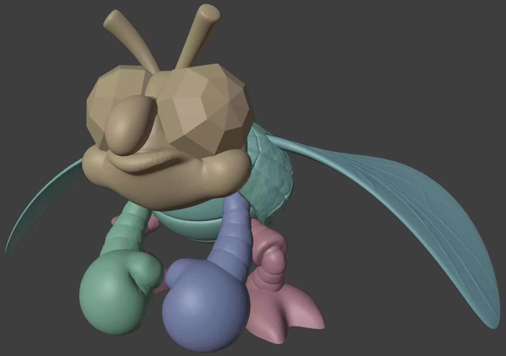 Donkey Kong 64 Mecha Zinger 2 versions 3D print model_7