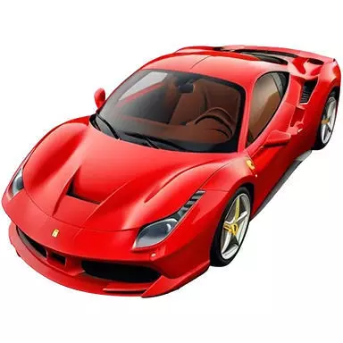 Ferrari 488 GTB High-Quality 3D Model for VR 3D model_3