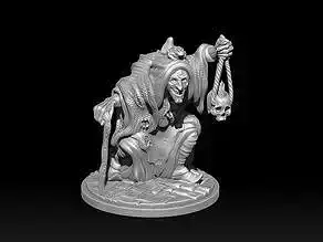 Witch Mirella STL for 3D Printing