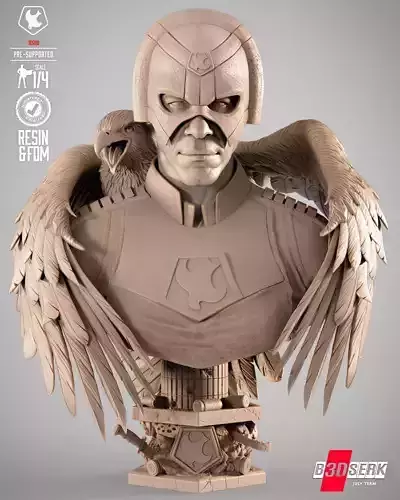 B3DSERK Peace Maker Portrait Bust