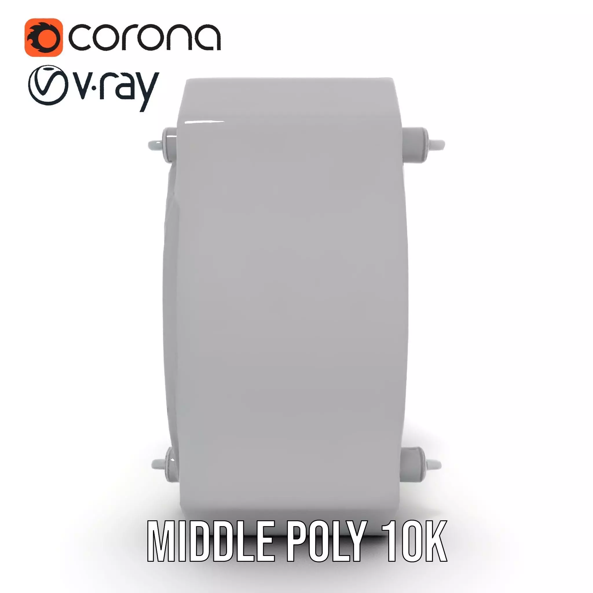 Futuristic Portal Ring Model Pack with LED Lights Low-poly 3D model_21