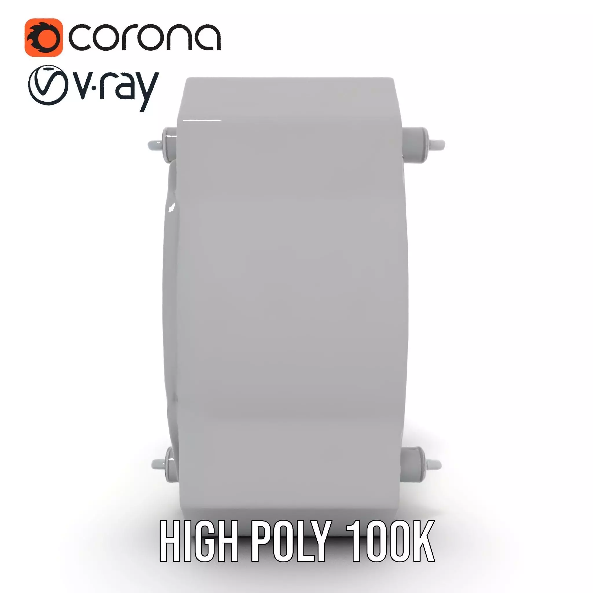 Futuristic Portal Ring Model Pack with LED Lights Low-poly 3D model_20