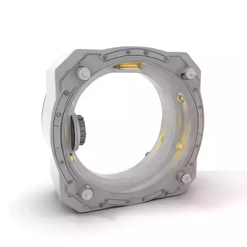 Futuristic Portal Ring Model Pack with LED Lights