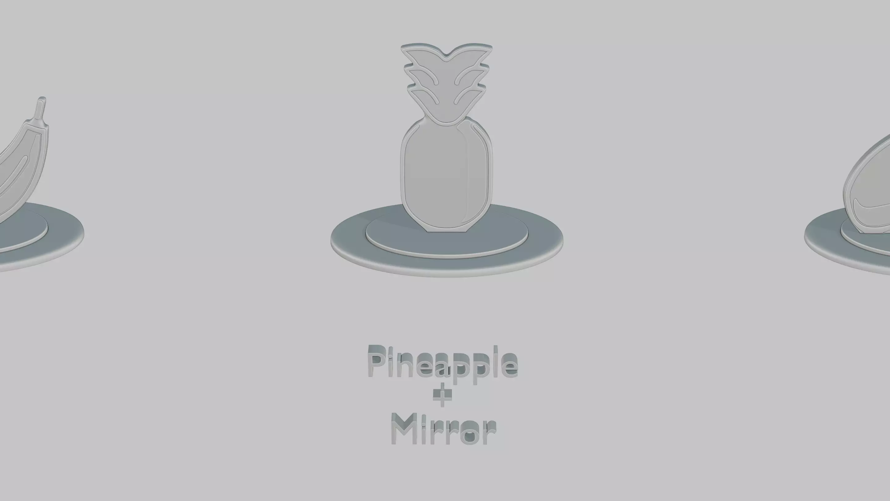 Emoji Statues Fruits Full Collection 3D print model_7