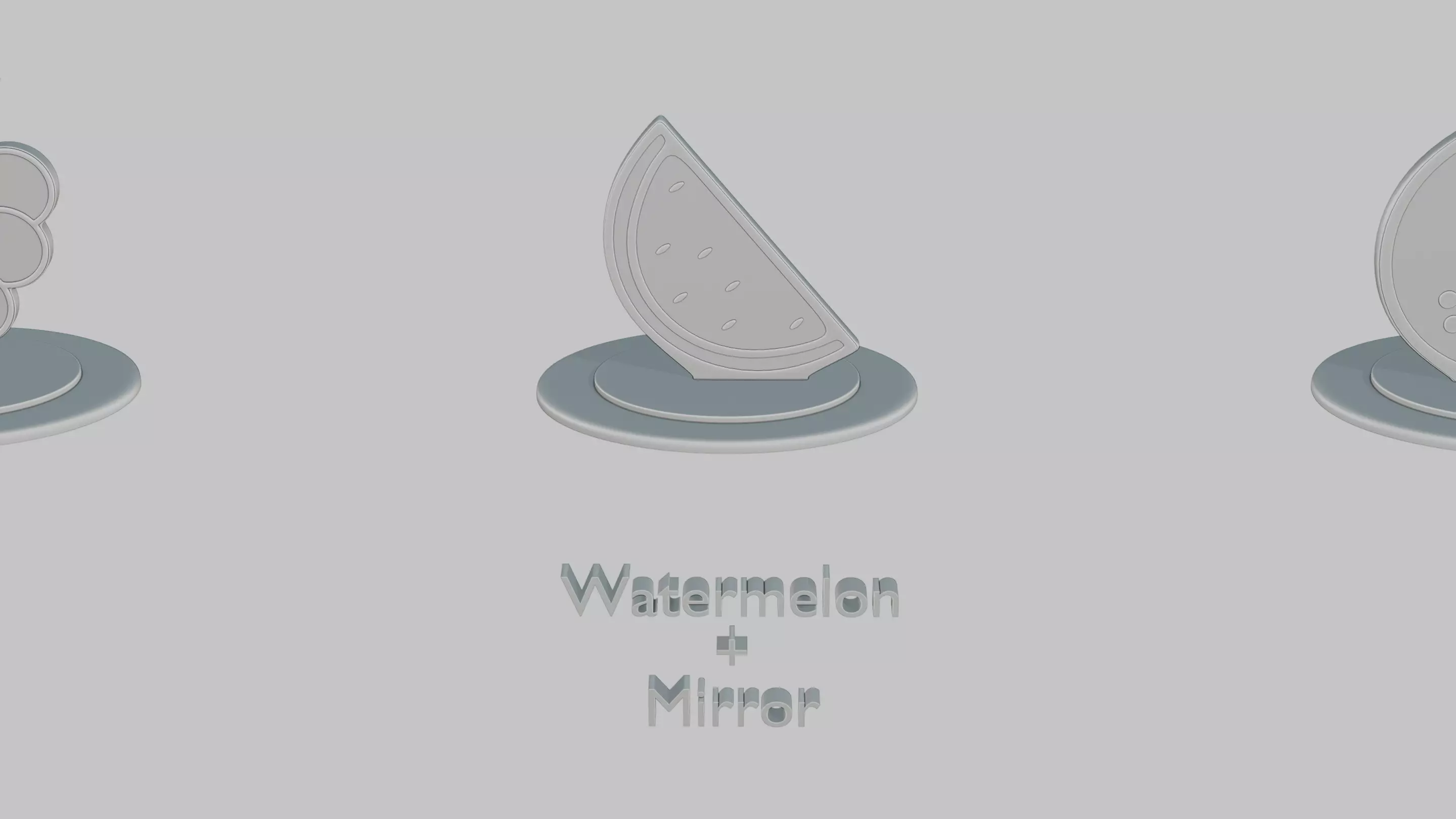 Emoji Statues Fruits Full Collection 3D print model_2