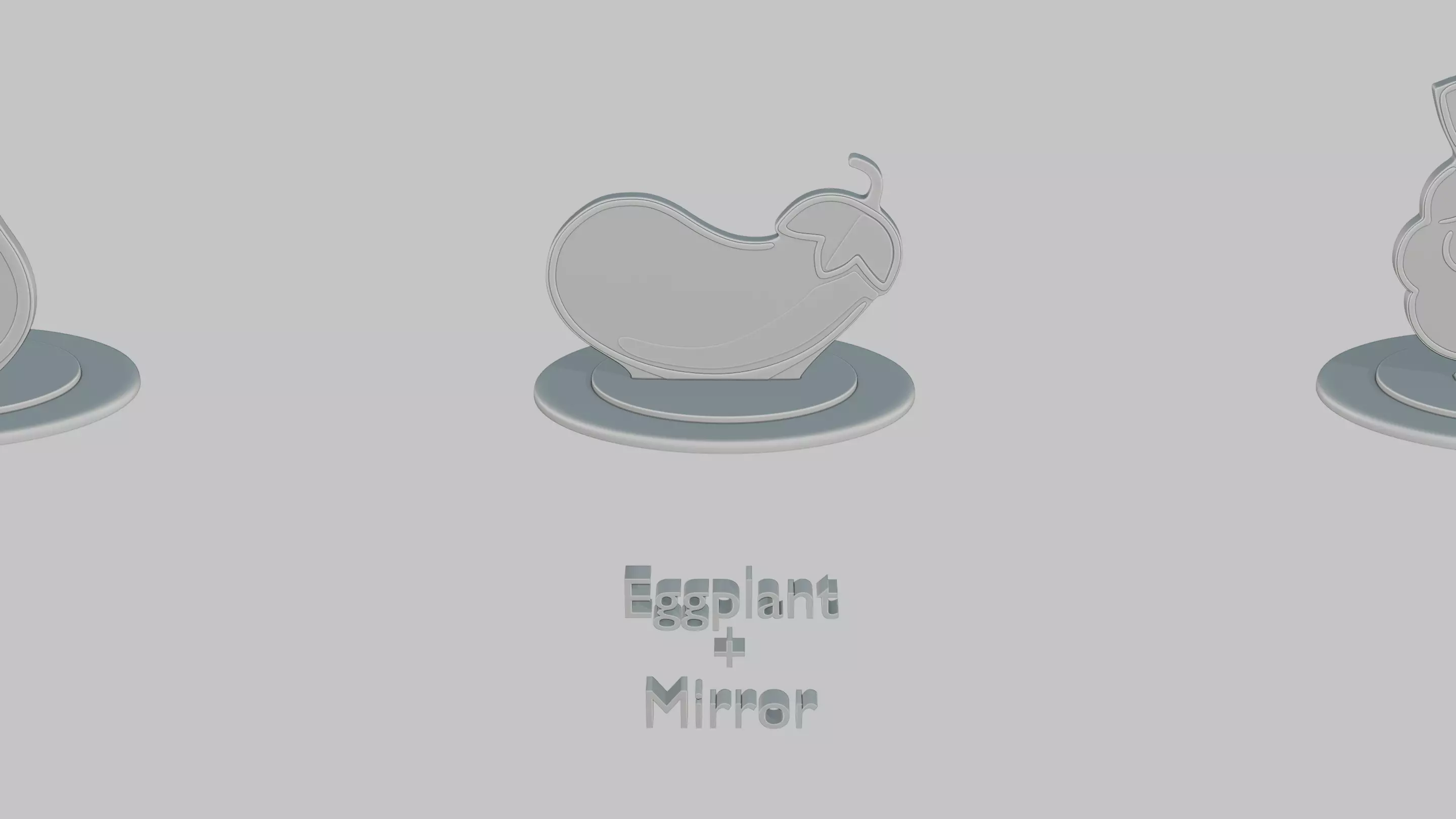 Emoji Statues Fruits Full Collection 3D print model_20