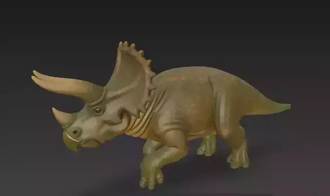 Majestic Triceratops - Hyper-Realistic Prehistoric Dinosaur 3D model