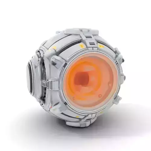 Futuristic SciFi Sphere Model Pack with Glowing Elements