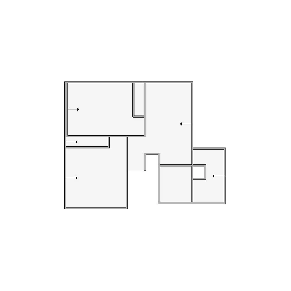 Simple Interior Sketch - 1501-2000 SF - Xactimate - Matterport 3D model_17