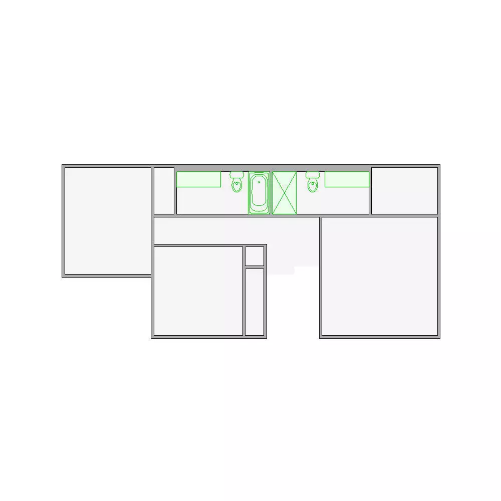 Simple Interior Sketch - 1501-2000 SF - Xactimate - Matterport 3D model_32