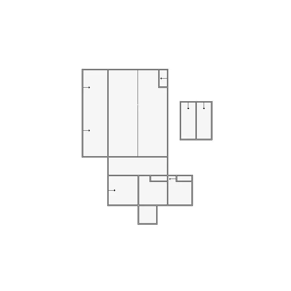 Simple Interior Sketch - 1501-2000 SF - Xactimate - Matterport 3D model_30