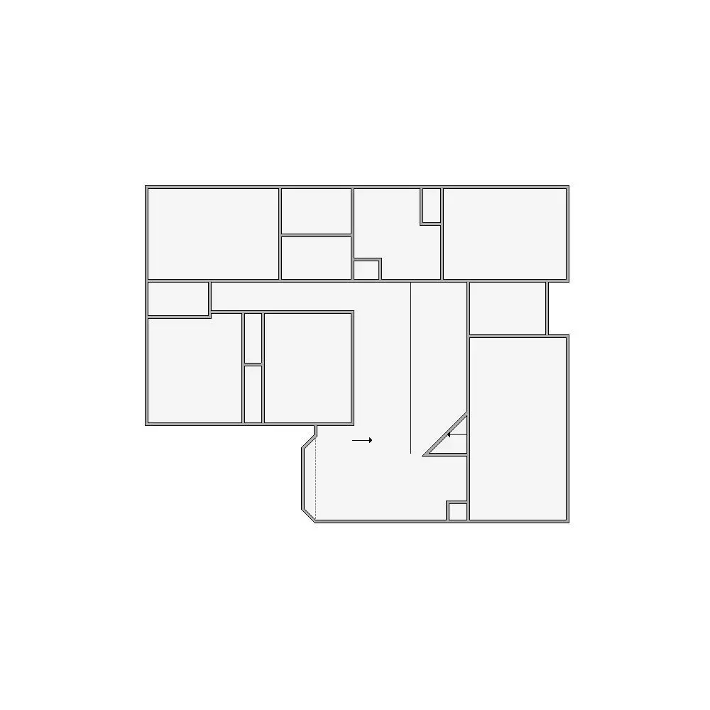 Simple Interior Sketch - 1501-2000 SF - Xactimate - Matterport 3D model_27